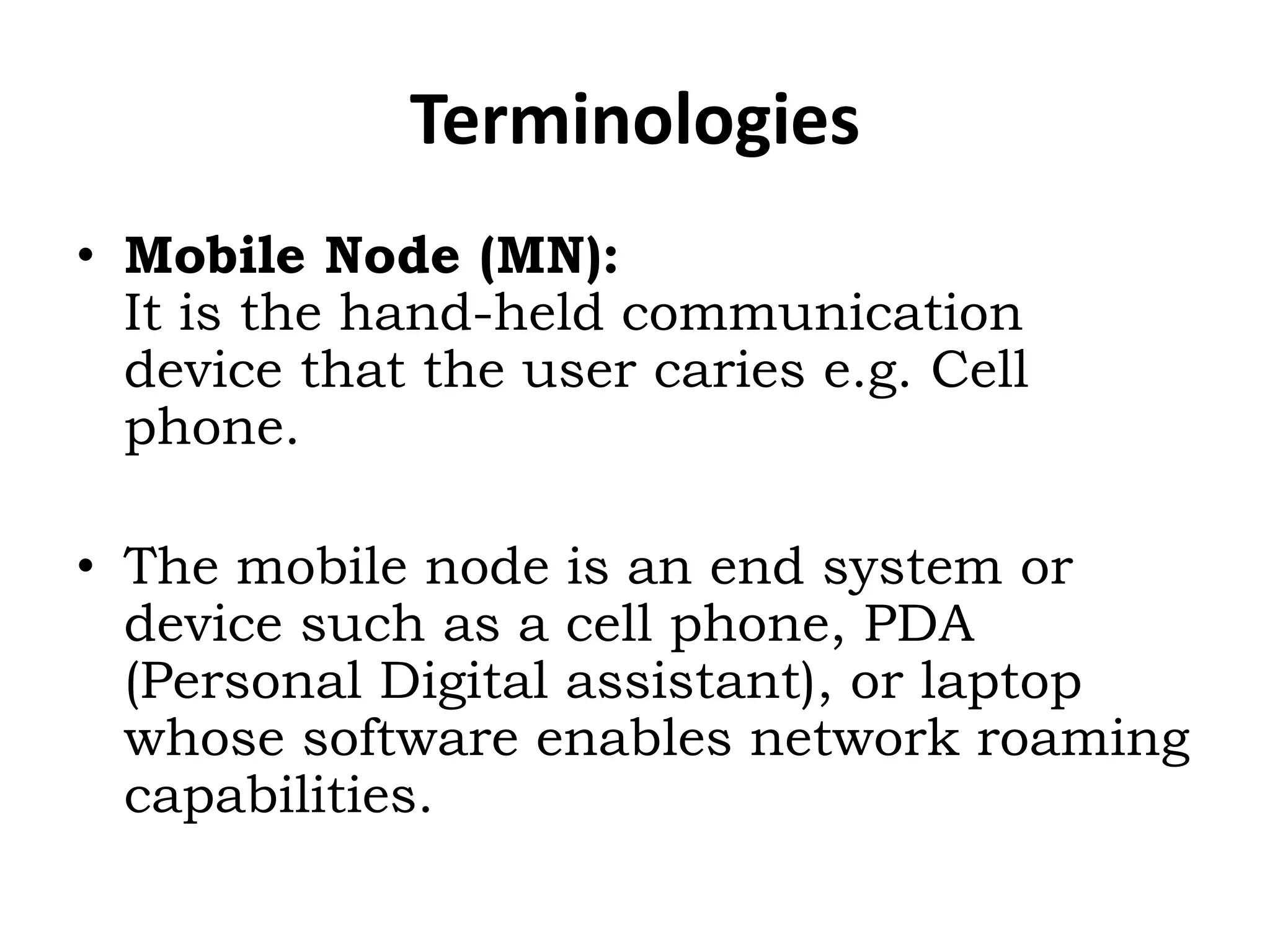 Mobile computing - SARASWATHI RAMALINGAM