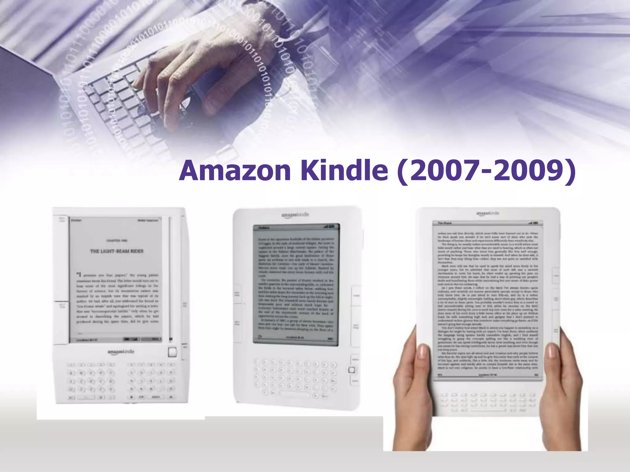 Amazon Kindle (2007-2009)