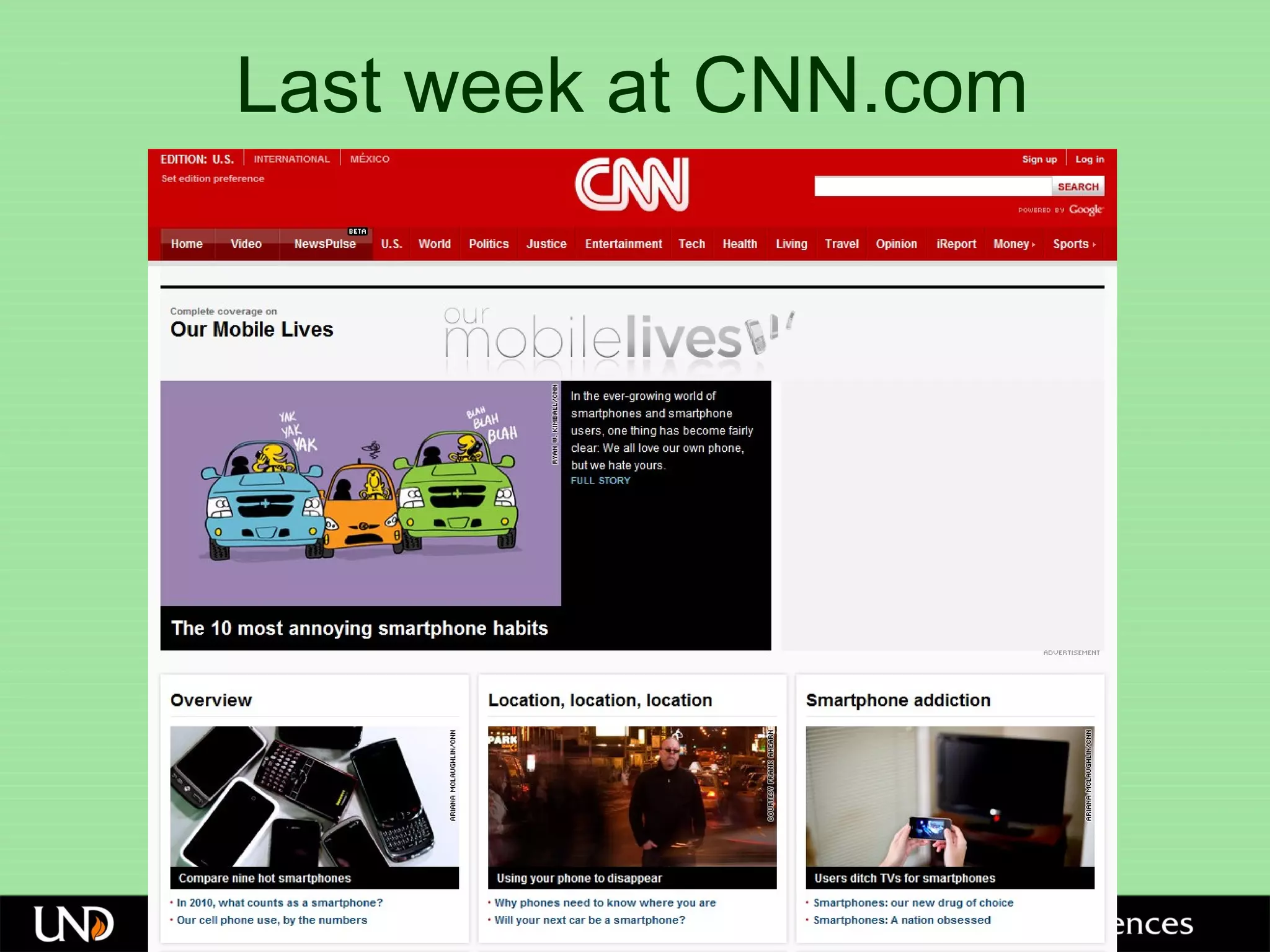 Last week at CNN.com
 