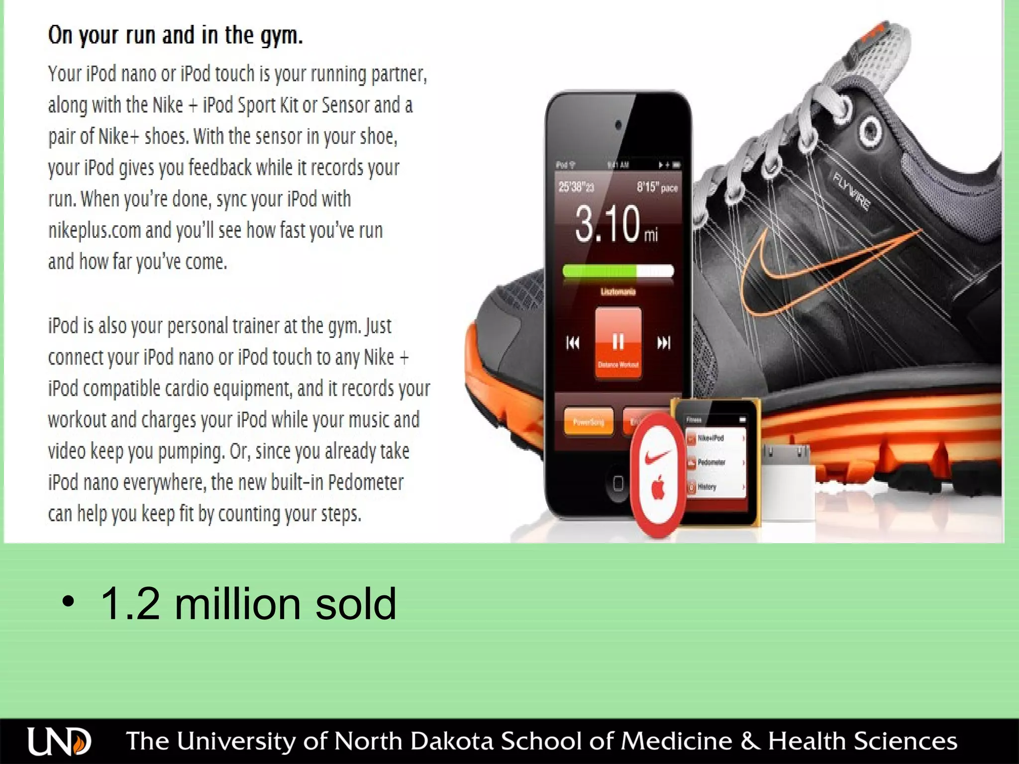 • 1.2 million sold
 