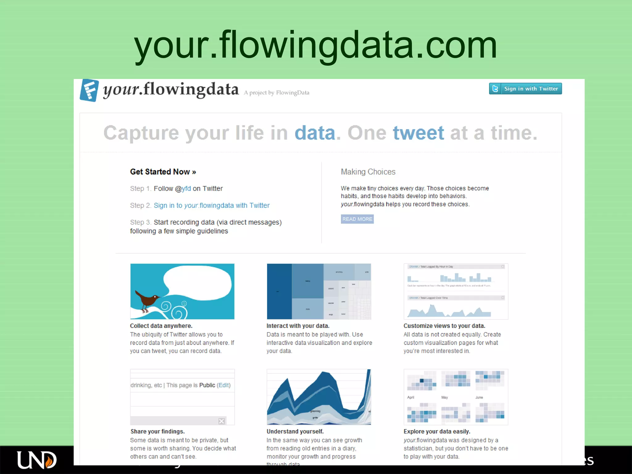 your.flowingdata.com
 