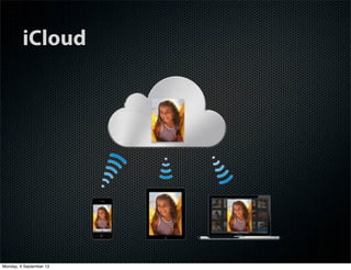 iCloud
Monday, 9 September 13
 