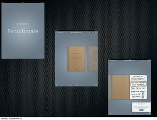 Monday, 9 September 13
 