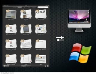 Monday, 9 September 13
 