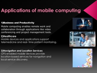 MOBILE COMPUTING presentation of computer science | PPTX