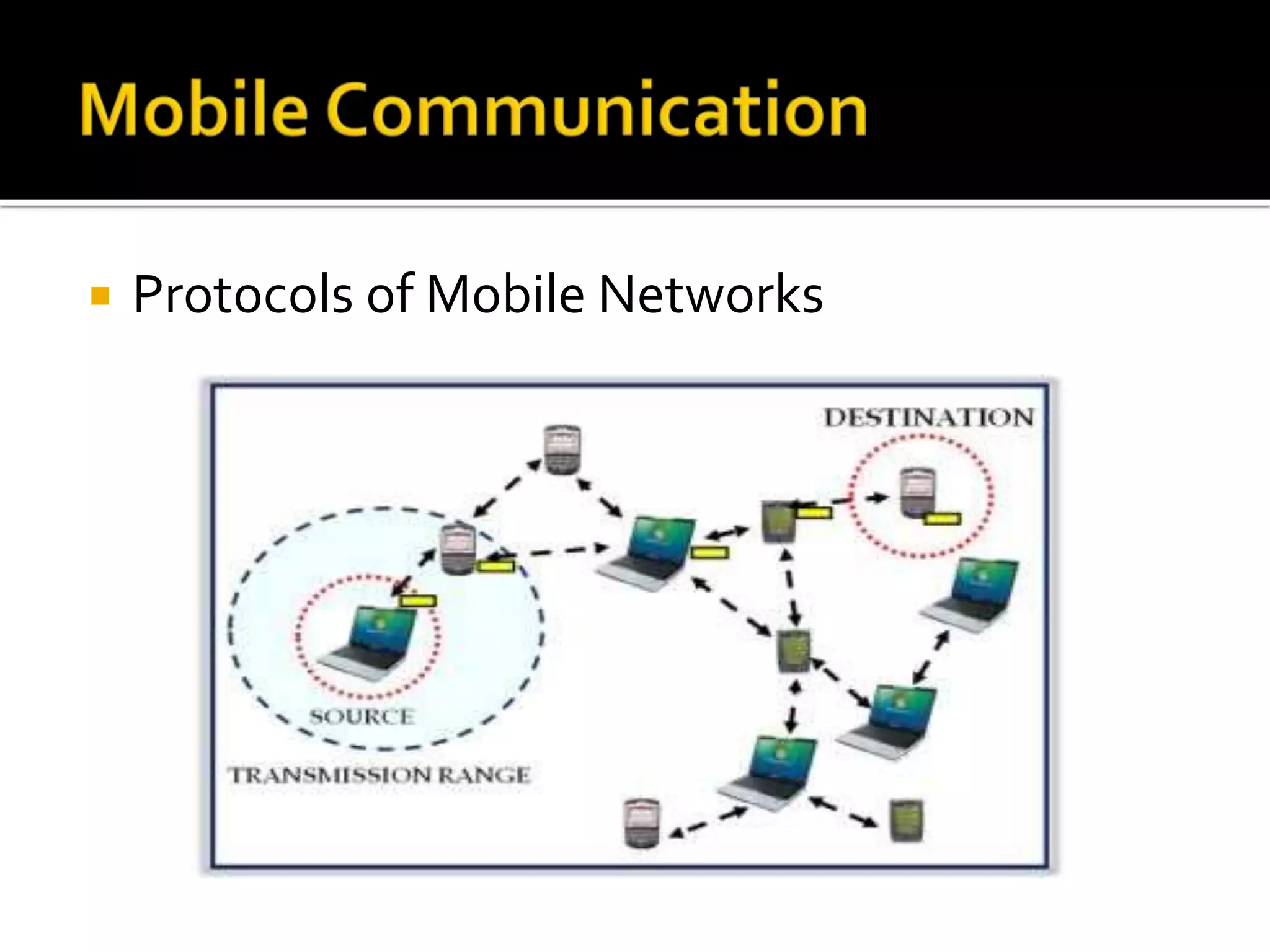  Protocols of Mobile Networks
 