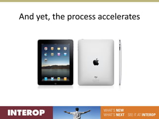 And yet, the process accelerates
 