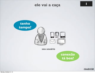 1

ele vai a caça

tenho
tempo?

seu usuário

conexão
tá boa?

Monday, October 21, 13

 