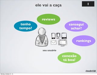 1

ele vai a caça
reviews
tenho
tempo?

consegui
achar?
rankings
seu usuário

conexão
tá boa?

Monday, October 21, 13

 