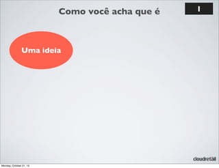 Como você acha que é

Uma ideia

Monday, October 21, 13

1

 