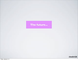 The future...

Friday, January 3, 14

 