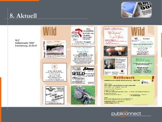 8. Aktuell  NLZ Kollektivseite "Wild" Erscheinung: 20.09.07 