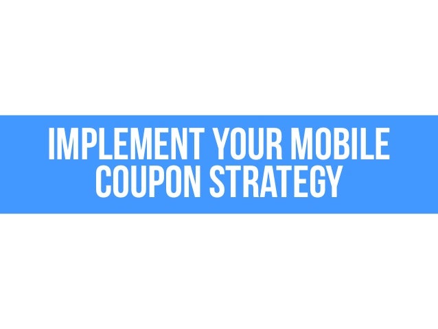 The mobility marketplace coupons