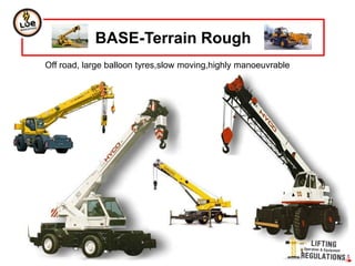 BASE-Terrain Rough
Off road, large balloon tyres,slow moving,highly manoeuvrable
 