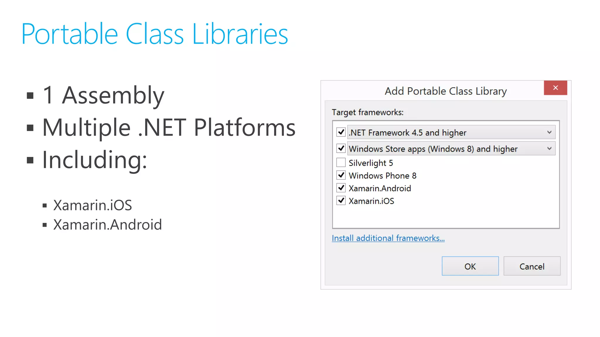 Portable Class Libraries





 