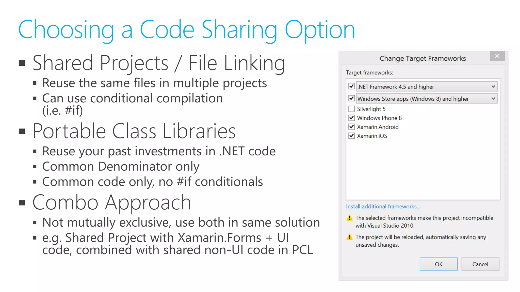 









Choosing a Code Sharing Option
 