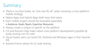 







Summary
 