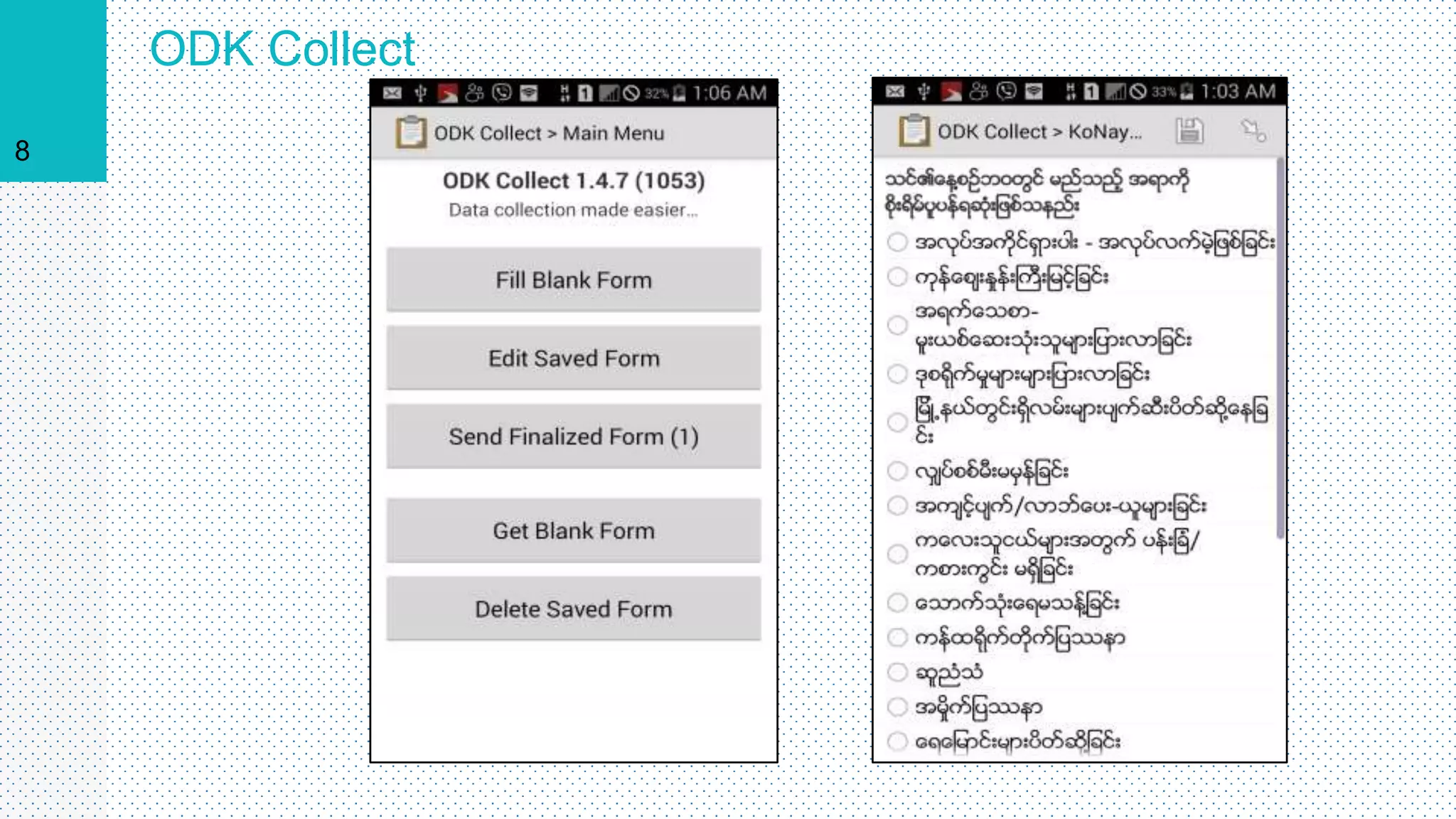 ODK Collect
8
 