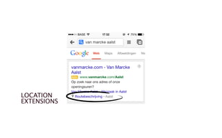 LOCATION 
EXTENSIONS 
 