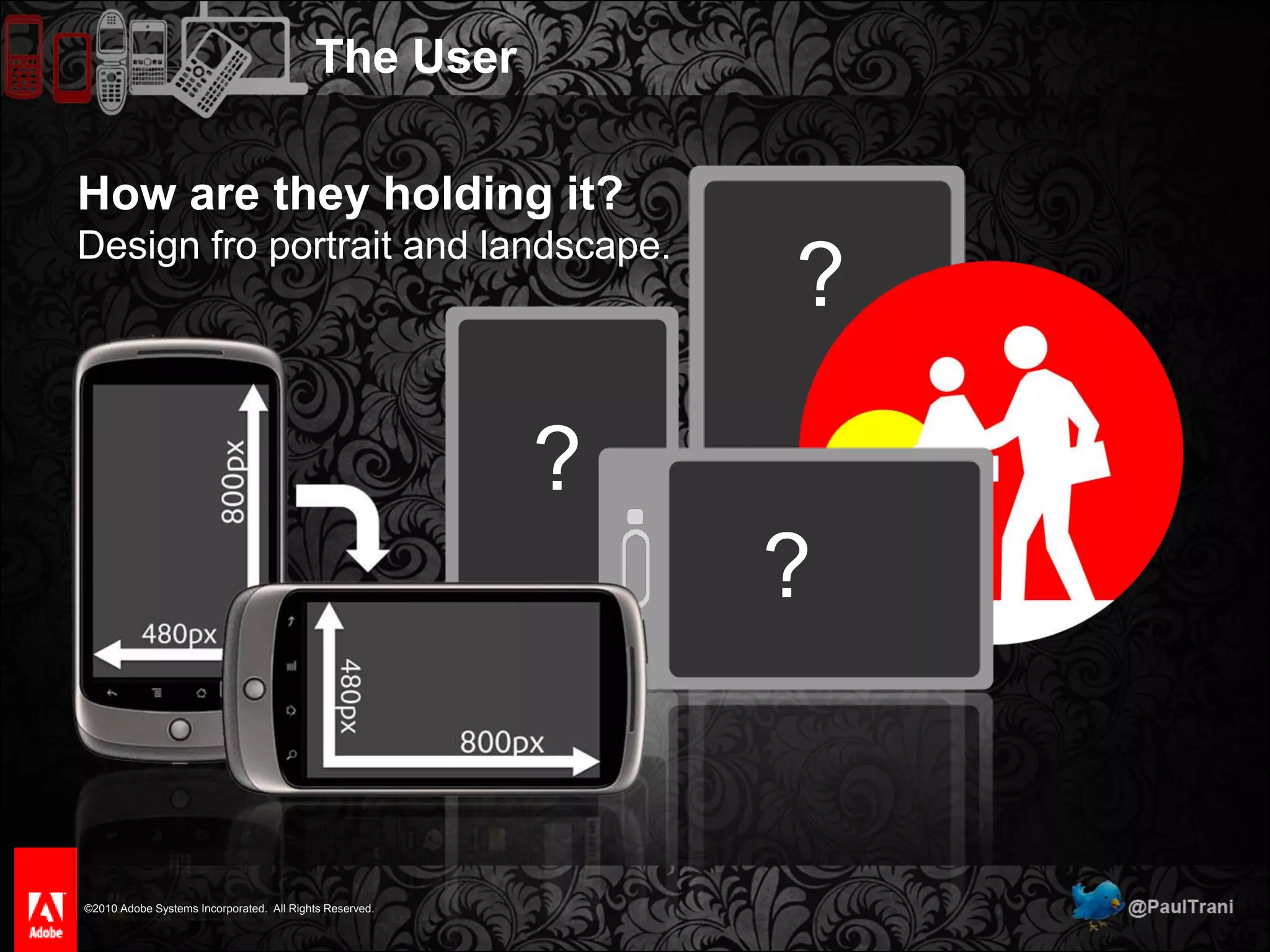 The UserWho are the users?Anyone who interacts with content on their phone.  (What phones?)Men and women between 16-35.