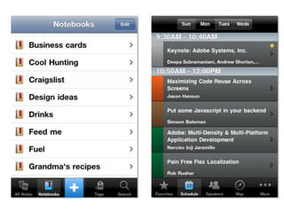 Mobile design patterns