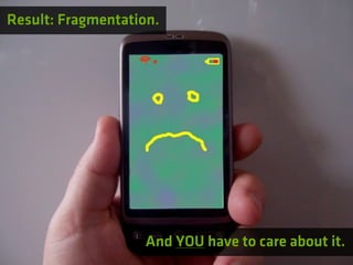 Result: Fragmentation.




                    And YOU have to care about it.
 
