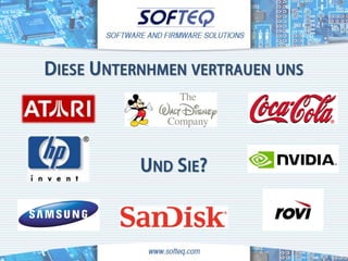 DIESE UNTERNHMEN VERTRAUEN UNS




           UND SIE?
 