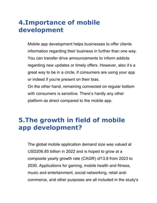 mobile Application Development | PDF