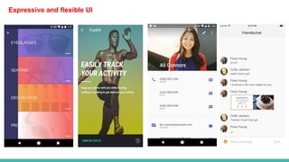 Expressive and flexible UI
 