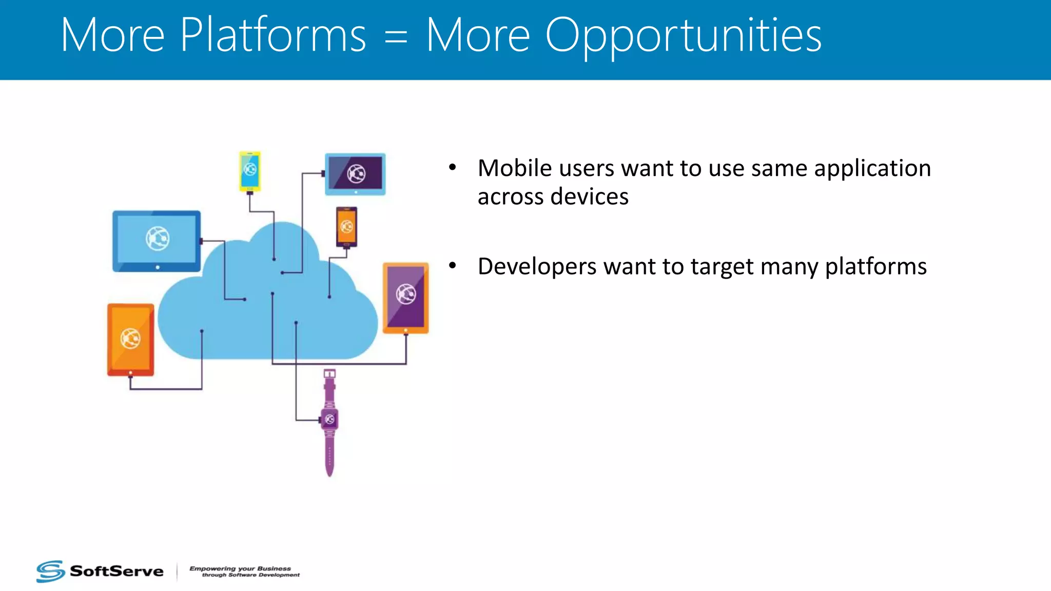 More Platforms = More Opportunities
 