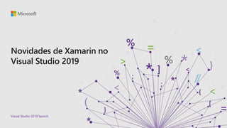 Visual Studio 2019 launch
 