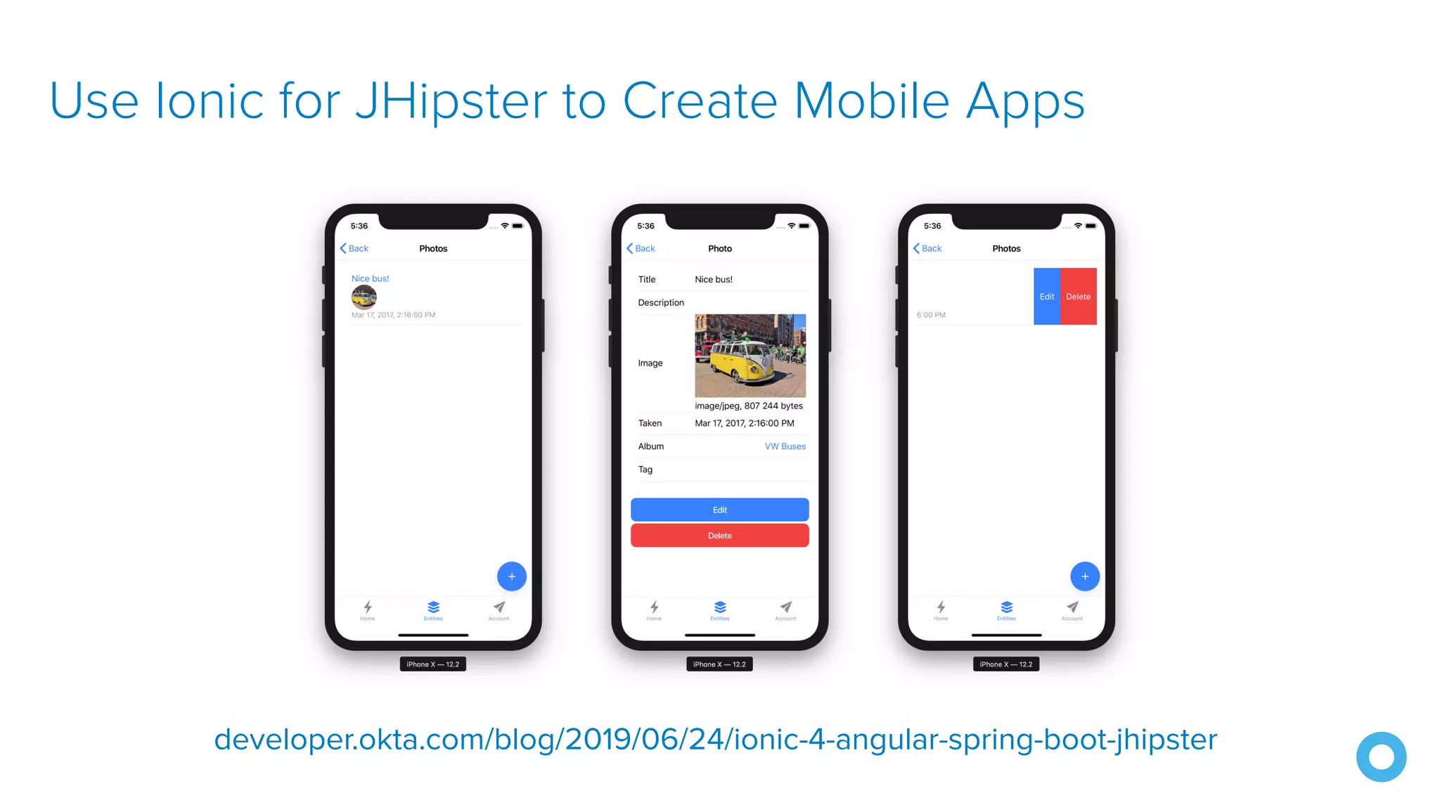 Use Ionic for JHipster to Create Mobile Apps developer.okta.com/blog/2019/06/24/ionic-4-angular-spring-boot-jhipster 