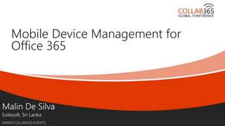 Mobile device management | PPTX
