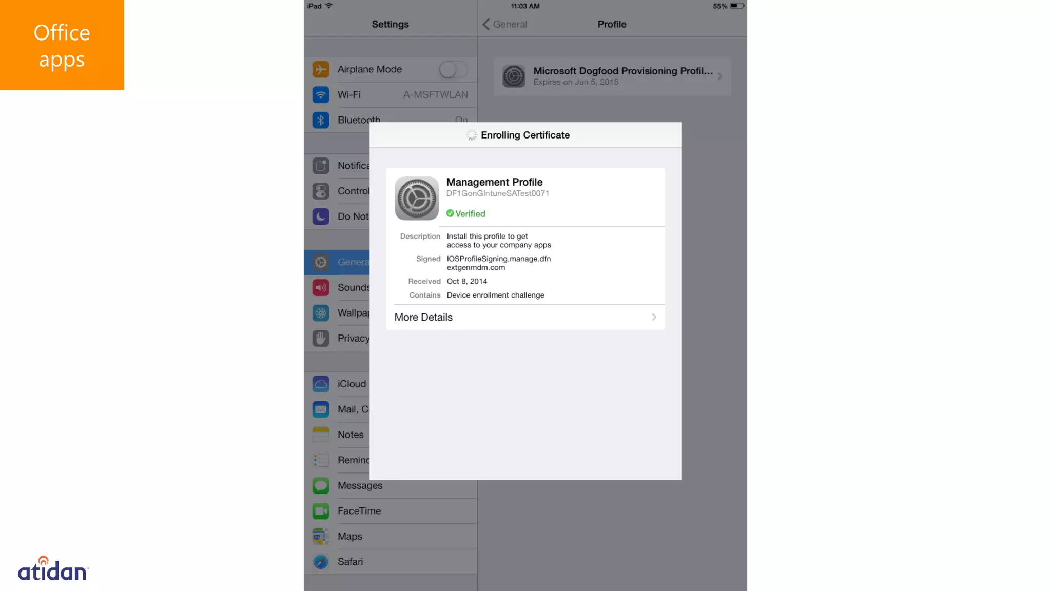 Mobile Device Management for Office 365 - Atidan