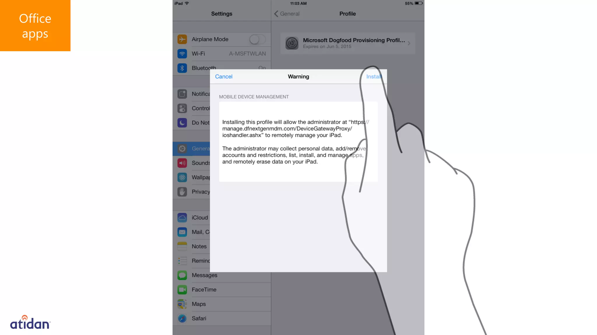 Mobile Device Management for Office 365 - Atidan