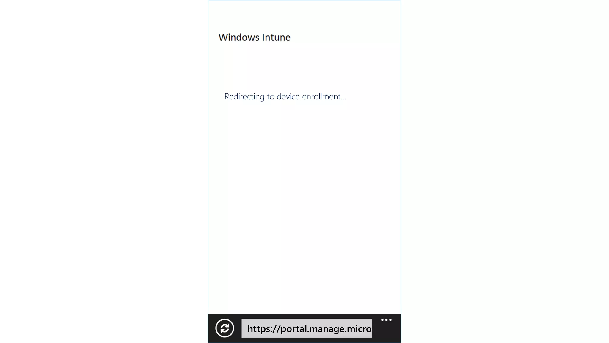 Redirecting to device enrollment...
https://portal.manage.micro
 