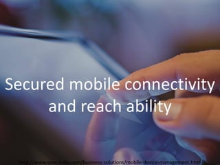 Introducing SPEC INDIA’sIntroducing SPEC INDIA’s
Secured mobile connectivity
and reach ability
http://www.spec-india.com/business-solutions/mobile-device-management.html
 