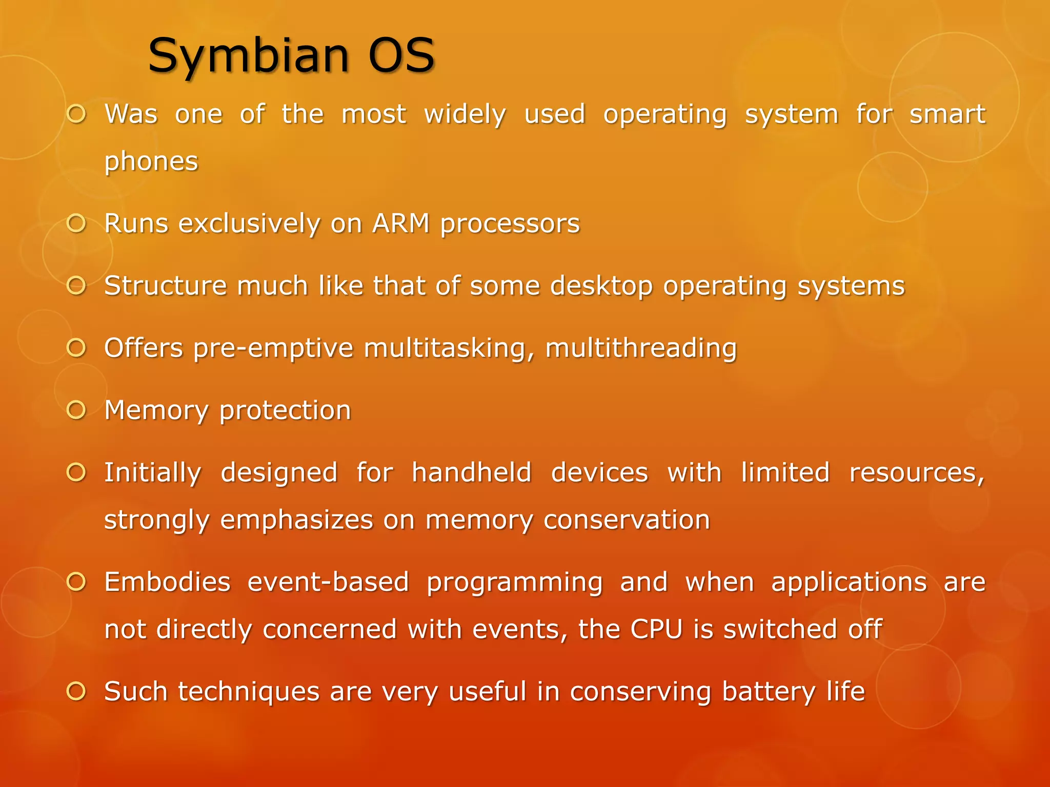 5. Smart Systems
 Smart cards
 Sensors and Actuators ..
Already Taken
 