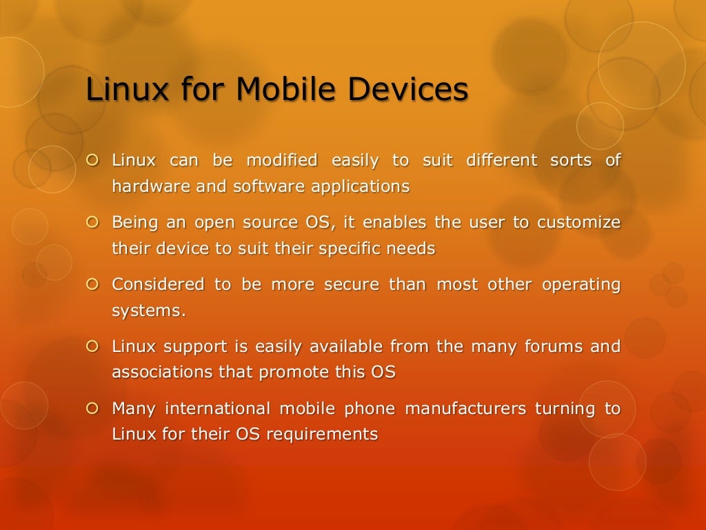 Mobile devices