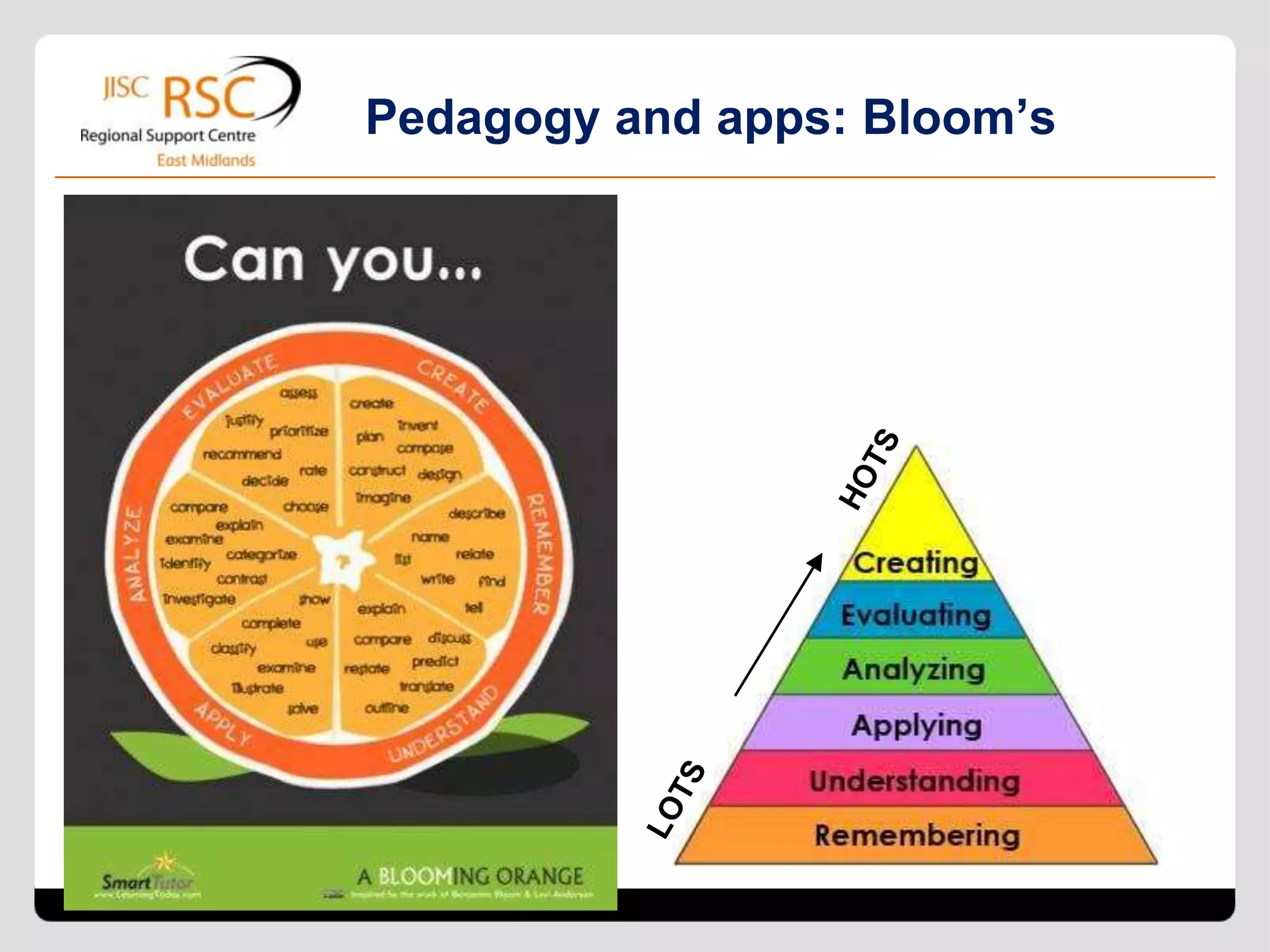 Pedagogy and apps
 
