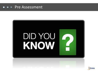 Pre	
  Assessment	
  
 