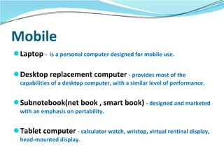 Mobile devices ppt | PPT