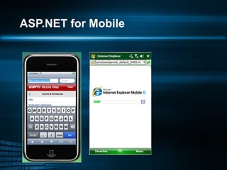ASP.NET for Mobile 