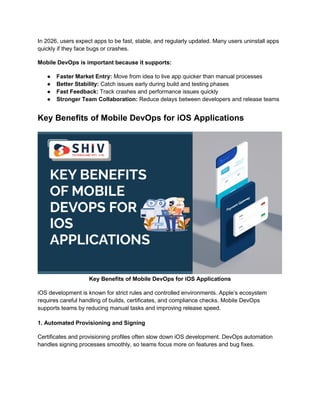 Mobile DevOps for iOS & Android: Complete Guide | PDF