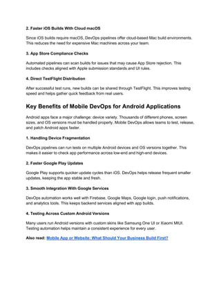 Mobile DevOps for iOS & Android: Complete Guide | PDF