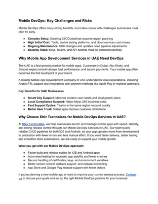 Mobile DevOps for iOS & Android: Complete Guide | PDF