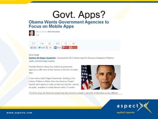 Govt. Apps?
 