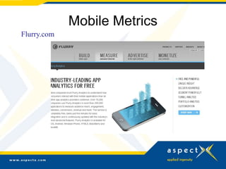 Mobile Metrics
Flurry.com
 