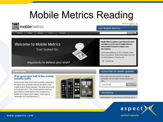 Mobile Metrics Reading
 