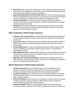 Mobile Edge Computing Market: Unleashing the Potential of Edge AI | PDF